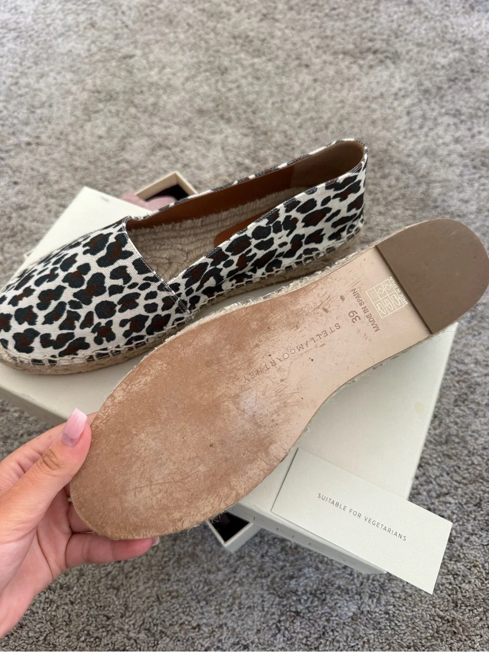 Vintage Stella McCartney Print Espadrille Flats - Women's Casual Slip-Ons